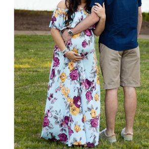 Pinkblush Maxi Maternity Dress